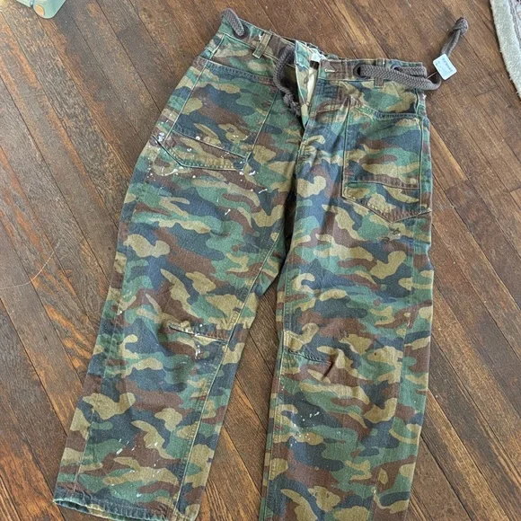 We The Free Camouflage Ankle Pants - Picture 2 of 7